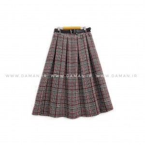 دامن پشمی با کمربند قد 80  کد (p 72)