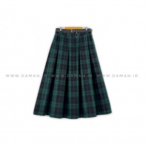 دامن پشمی با کمربند قد 80  کد (p 54)