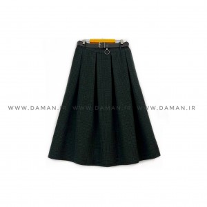 دامن پشمی با کمربند قد 80  کد (p 11)