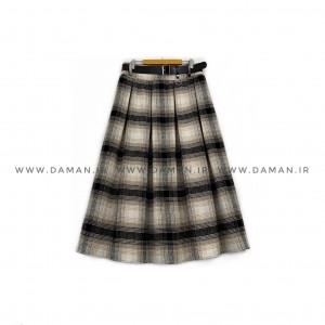 دامن پشمی با کمربند قد 80  کد (p 50)