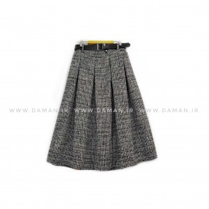 دامن پشمی با کمربند قد 80  کد (p 39)