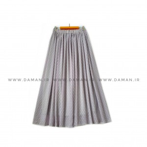 دامن حریر  طوسی روشن    قد 90 کد (22)