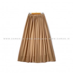 دامن حریر   نسکافه ای    قد 90 کد (22)