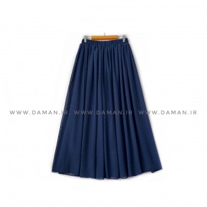 دامن حریر  سرمه ای    قد 90 کد (22)