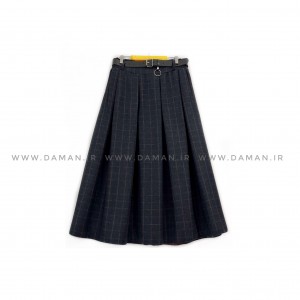 دامن پشمی با کمربند قد 80  کد (S 533)