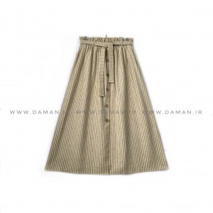 دامن جلو دکمه  پشمی   قد 80  كد (D 009)