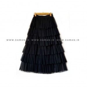 دامن تور  كد 99 مشکی  قد 90