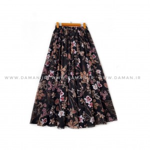 دامن گلدار  قد 90 کد (H 018)