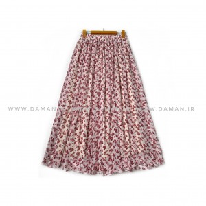 دامن گلدار  قد 90 کد (H040)