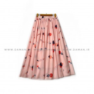 دامن گلدار  قد 90 کد (H024)