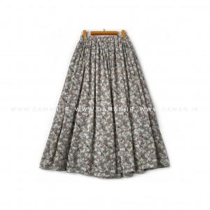 دامن گلدار  قد 90 کد (H057)