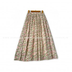 دامن گلدار  قد 90 کد (H047)