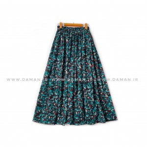 دامن گلدار  قد 90 کد (H098)