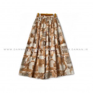 دامن   گلدار  قد 90 کد (R622)