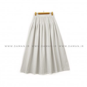 دامن  کرپ  سفيد قد 90 كد (200)