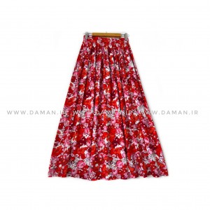 دامن   گلدار  قد 90 کد (R444)