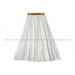 دامن  سفید   قد ۸۰  کد (555)