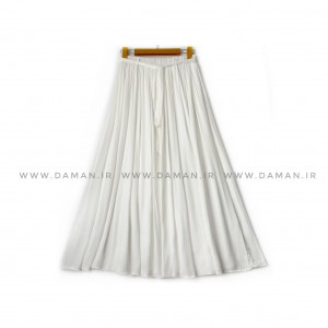 دامن سفید   قد 90 کد (555)