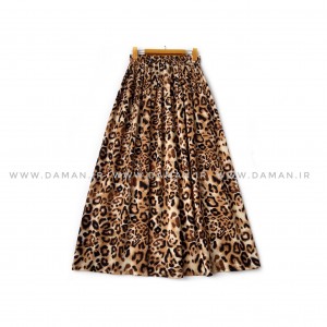 دامن   پلنگی  قد 90 کد (p_05)