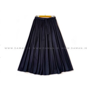 دامن  سوییت سرمه ای سیر   قد ۸۰  کد (777)