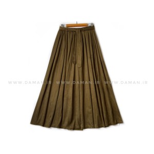 دامن  سوییت  زیتونی  قد 90 کد (777)