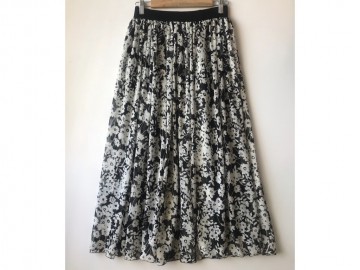 دامن حریر گلدار  قد 90 کد ( 19)