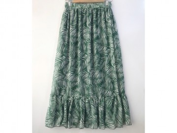 دامن حریر گلدار  قد 90 کد (211)