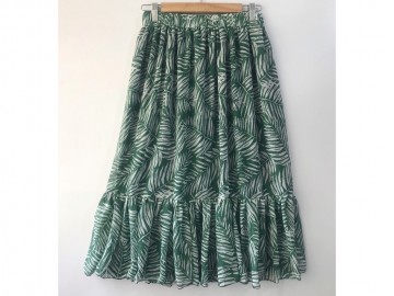 دامن حریر گلدار  قد 75  کد (211)