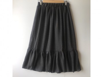 دامن حریر گلدار  قد 75  کد (92)