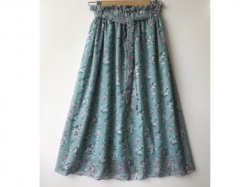 دامن حریر گلدار  قد 75 کد (254)