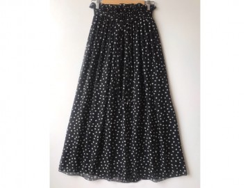 دامن حریر گلدار  قد 90 کد (224)