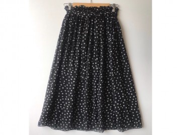 دامن حریر گلدار  قد 75 کد (224)