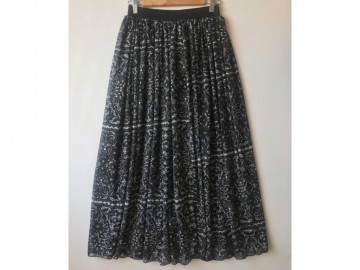 دامن حریر گلدار  قد 90 کد (9)