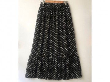 دامن حریر گلدار  قد 90 کد (311)