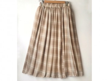 دامن حریر گلدار  قد 75  کد (460)