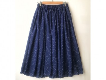 دامن حریر گلدار  قد 75  کد (505)