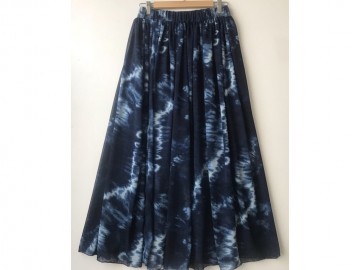 دامن حریر گلدار  قد 90 کد (507)