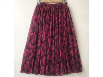 دامن حریر گلدار  قد 75  کد (504)