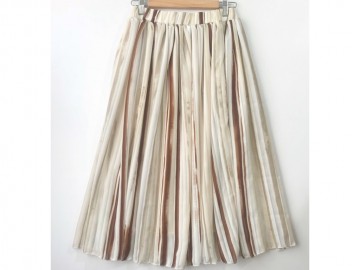 دامن حریر گلدار  قد 75  کد (549)