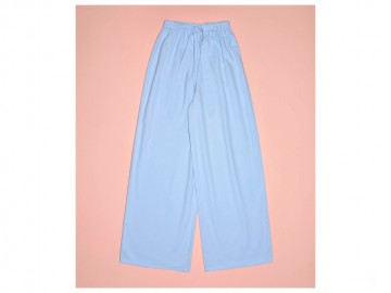 دامن شلواری لینن کد (5) آبی روشن