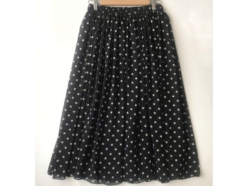 دامن حریر گلدار  قد 75  کد (517)