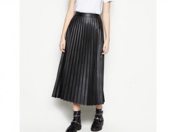 دامن  طرح چرم  پلیسه