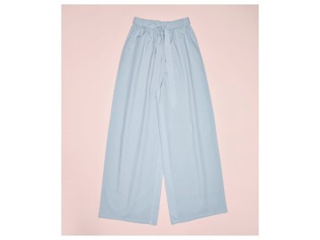 دامن شلواری لینن کد (5) طوسی روشن