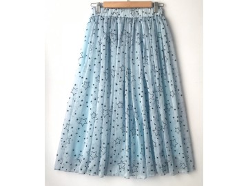 دامن حریر گلدار  قد 75  کد (627)