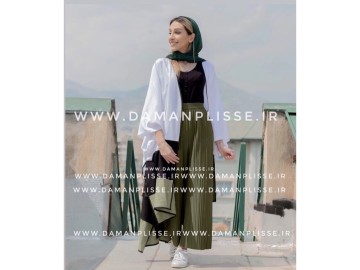 دامن شلواری سبز