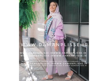 دامن شلواری طوسی روشن