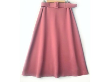 دامن  کلوش با  کمربند کالباسی  قد 90