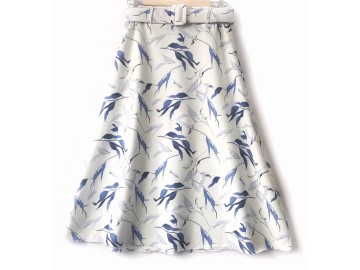 دامن  کلوش با  کمربند کد ( 722 )  قد 80