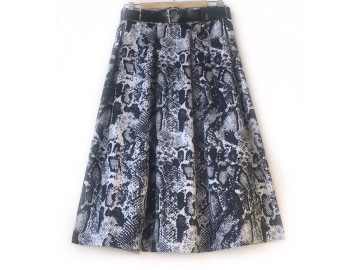 دامن پیلی  با کمربند کد  ( 006 )  قد 75