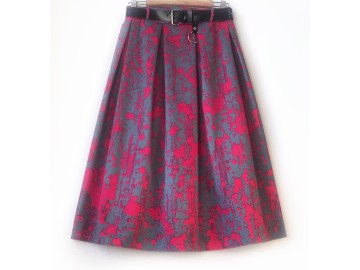 دامن پیلی  با کمربند کد  ( 009 )  قد 75